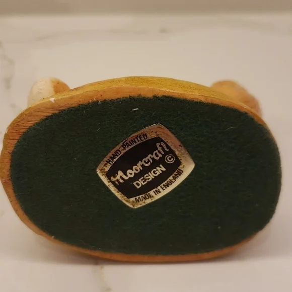 Vintage Moorcraft Striker Rabbit Figurine Hand Painted England - Picture 7 of 9